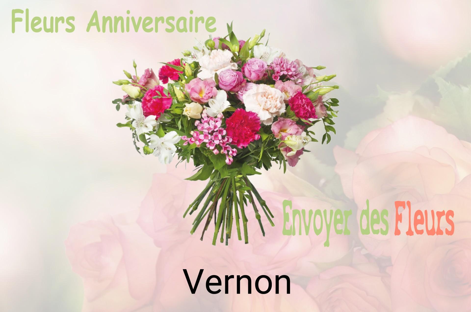 Bouquet de fleurs d’anniversaire livré à Vernon